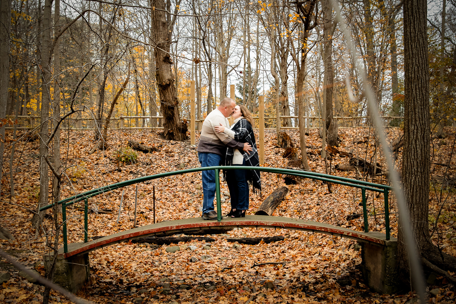 Fall Wonderland Gardens Engagement Photos