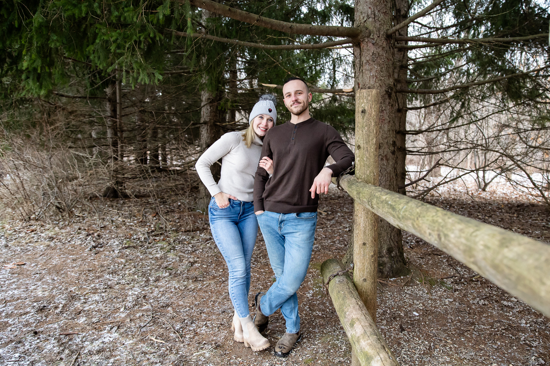 Fanshawe Conservation Winter engagement session