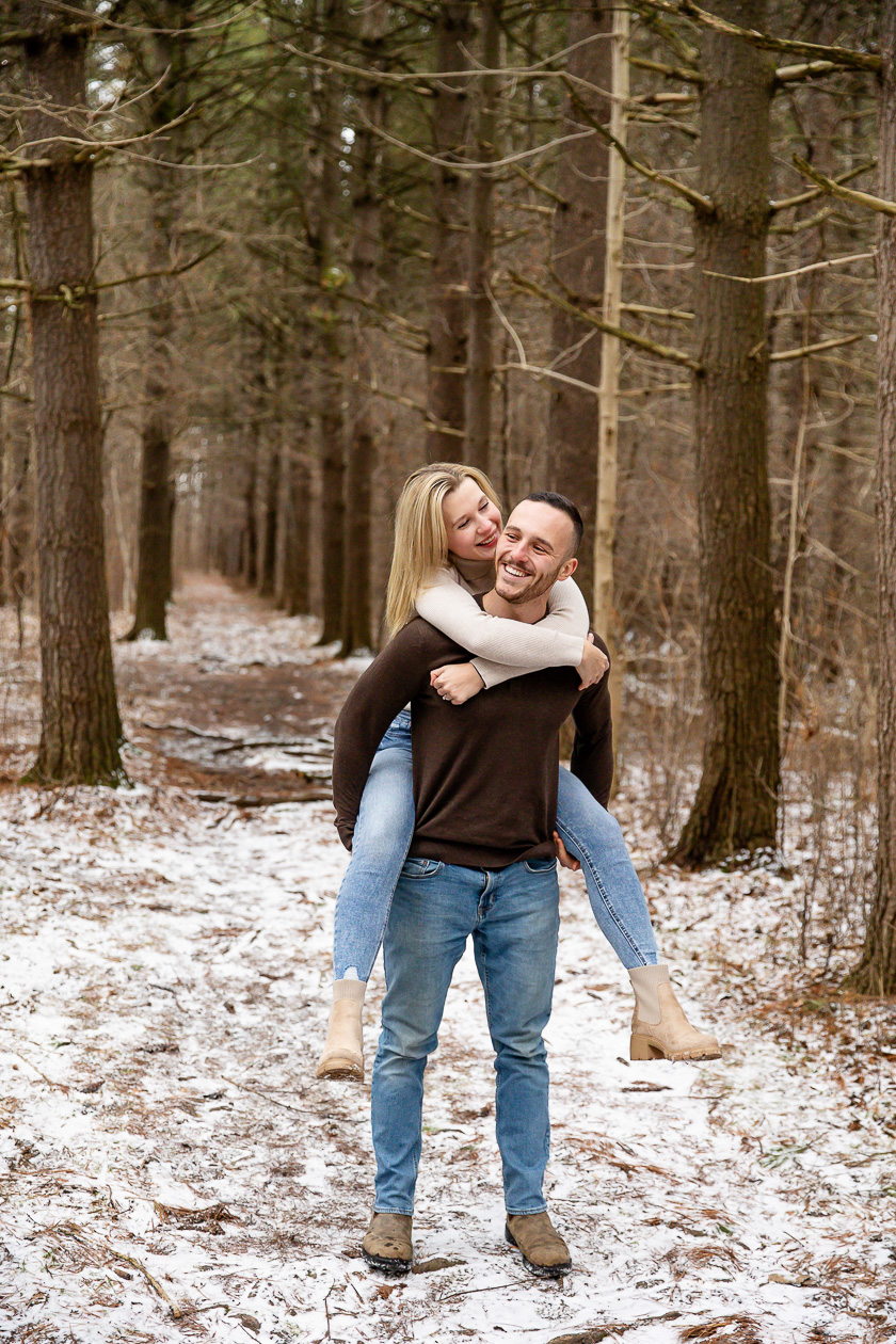 Fanshawe Conservation Winter engagement session