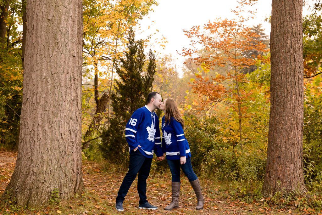Wonderland Gardens Fall Engagement Photos