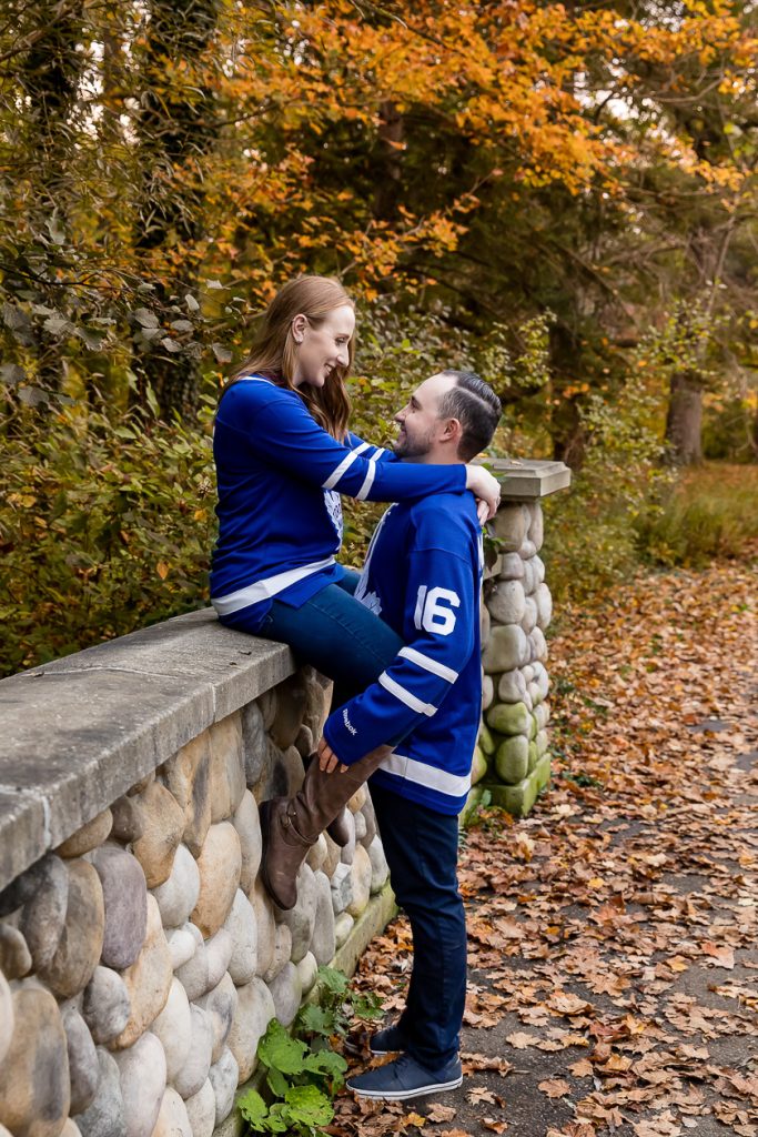 Wonderland Gardens Fall Engagement Photos