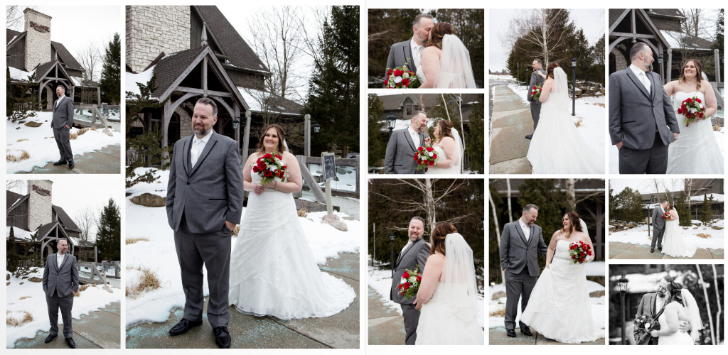 winter wedding Bellamere Winery