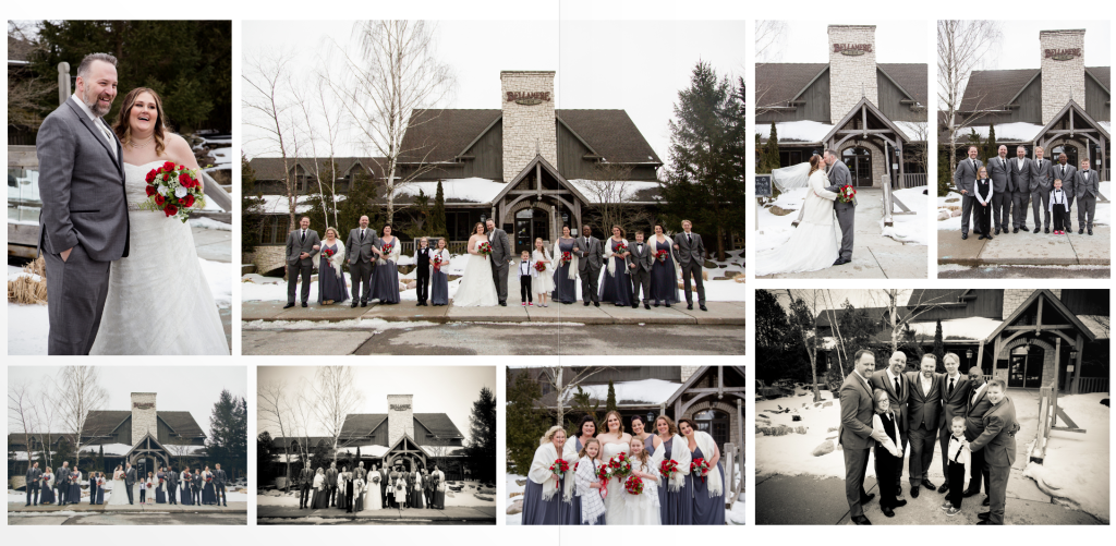 winter wedding Bellamere Winery