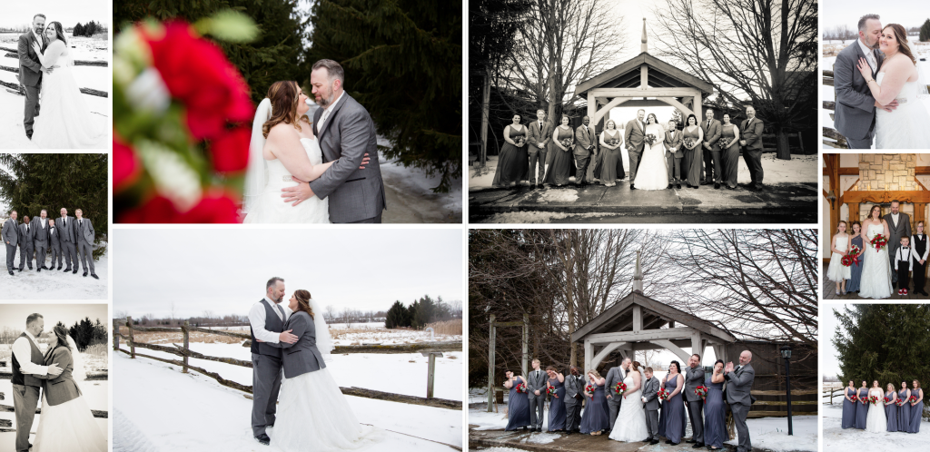 winter wedding Bellamere Winery