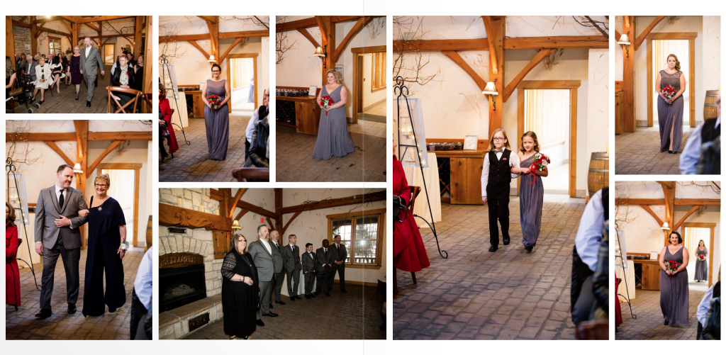winter wedding Bellamere Winery