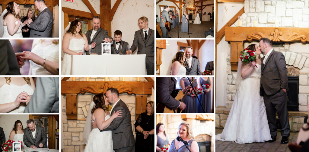 winter wedding Bellamere Winery