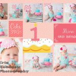 girl collage cake smash photography london ontario
