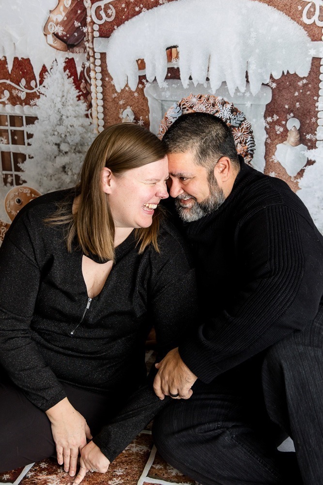 Christmas mini session photo London Ontario