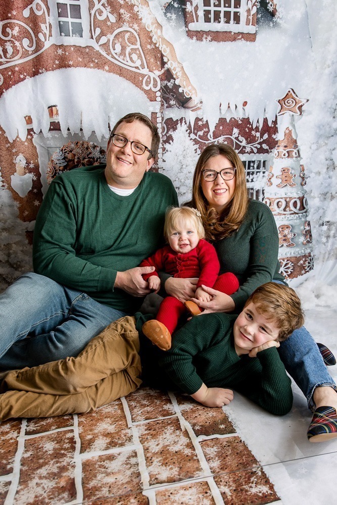 Christmas mini session photo London Ontario