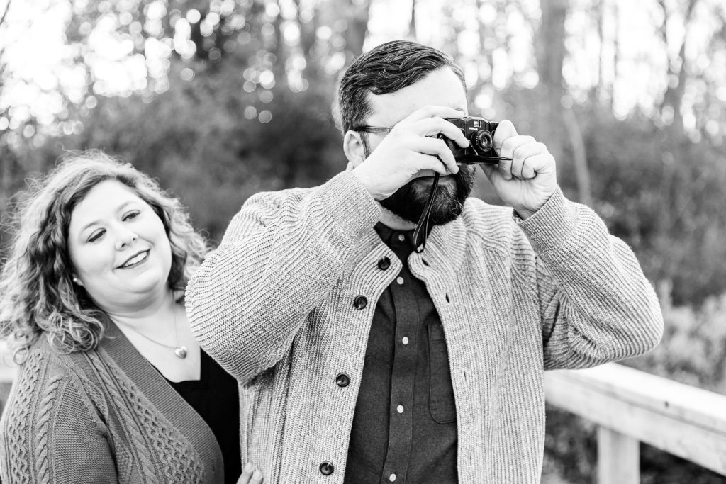 Westminster Pond Fall engagement session