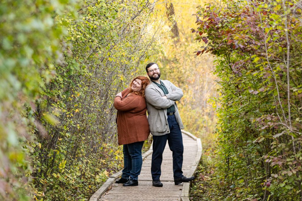 Westminster Pond Fall engagement session