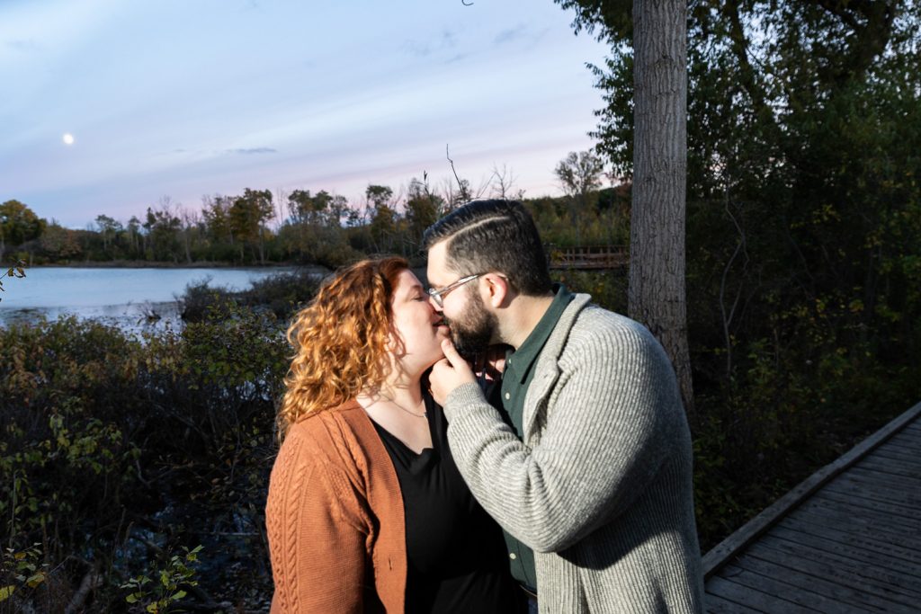 Westminster Pond Fall engagement session