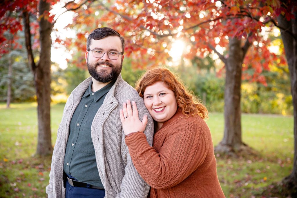 Westminster Pond Fall engagement session