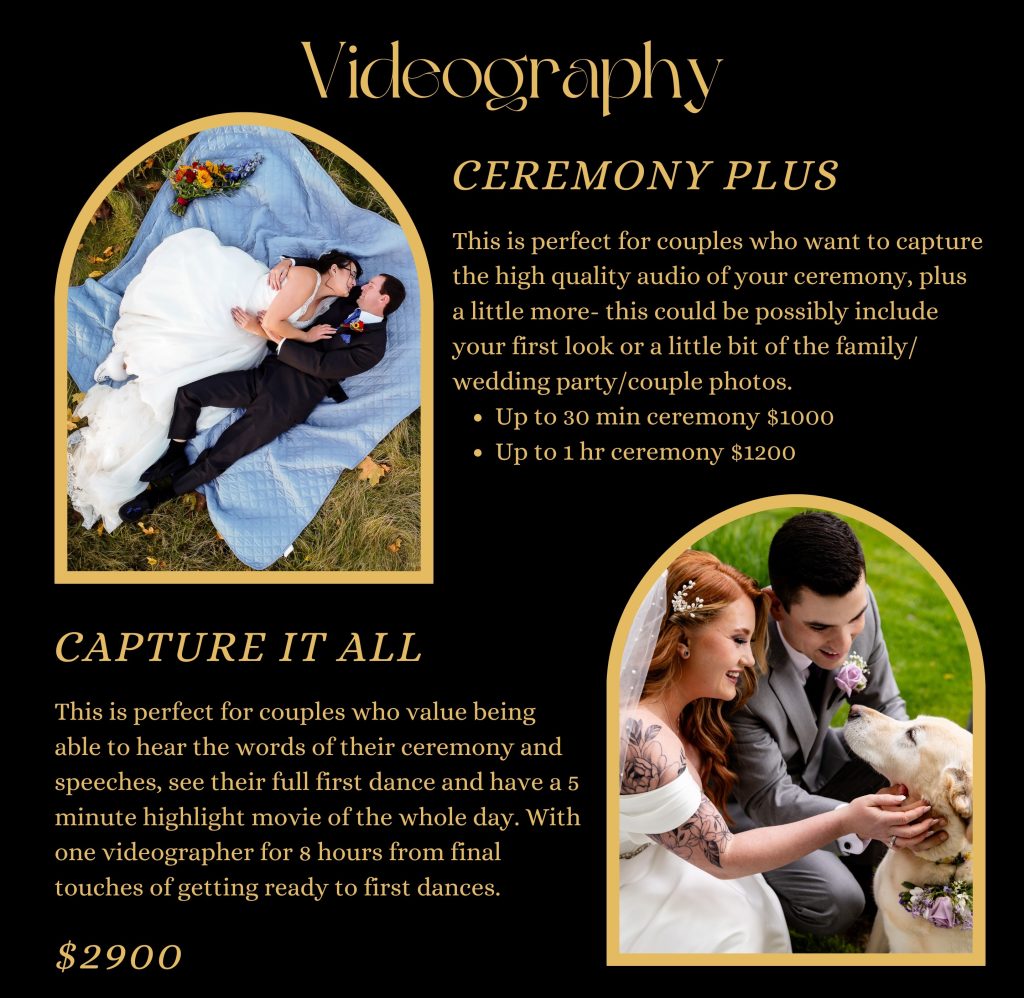 wedding video pricing london ontario