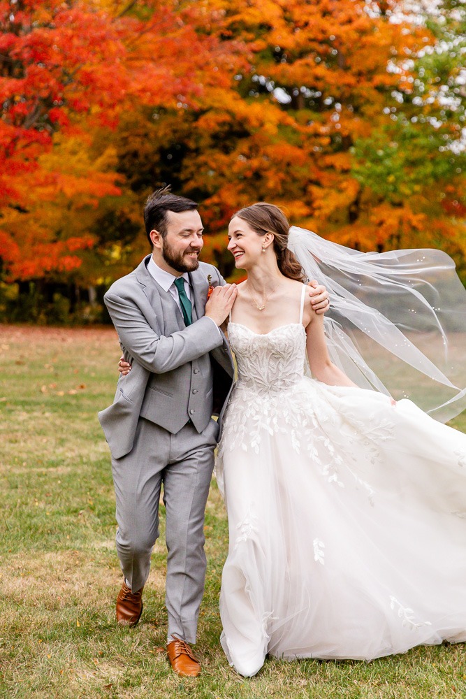 candid fall wedding photography london ontario